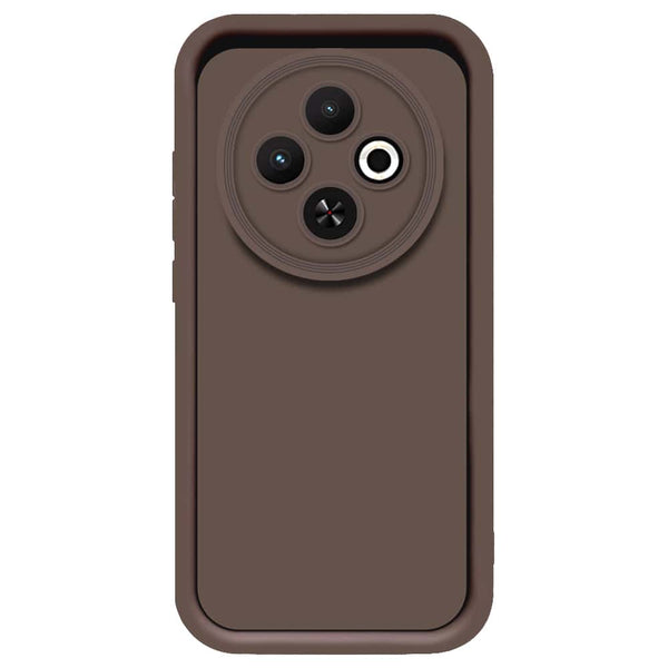 Skinlee Step Up Series - Soft Silicone Case - Brown - Tecno Spark 30C 4G