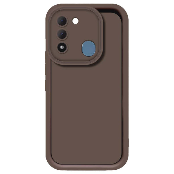Skinlee Step Up Series - Soft Silicone Case - Brown - Tecno Spark Go 2022