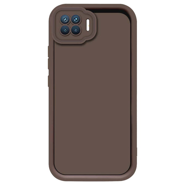 Skinlee Step Up Series - Soft Silicone Case - Brown - Oppo Reno 4 Lite