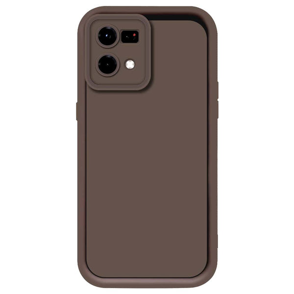 Skinlee Step Up Series - Soft Silicone Case - Brown - Oppo F21 Pro 4G