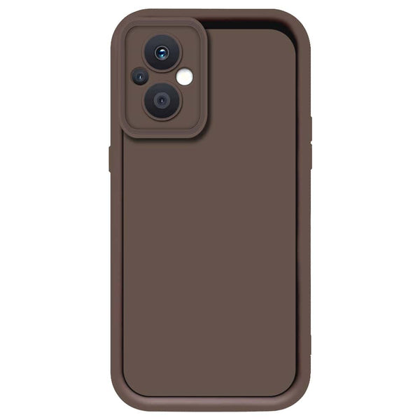 Skinlee Step Up Series - Soft Silicone Case - Brown - Oppo F21 Pro 5G