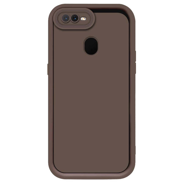 Skinlee Step Up Series - Soft Silicone Case - Brown - Oppo A11k