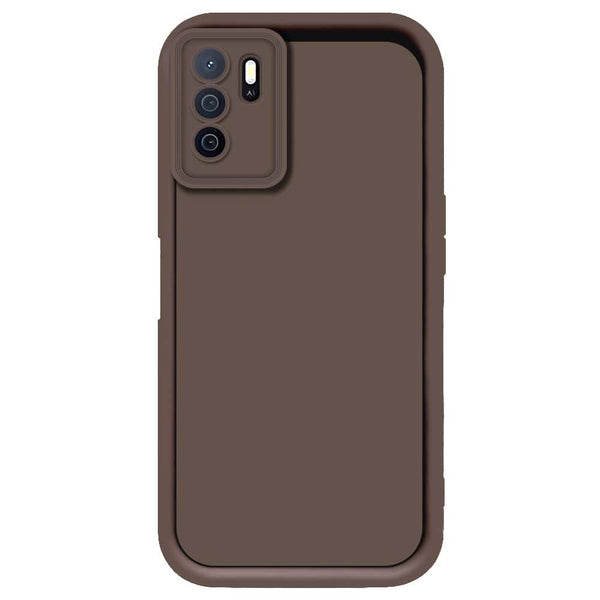 Skinlee Step Up Series - Soft Silicone Case - Brown - Oppo A55s