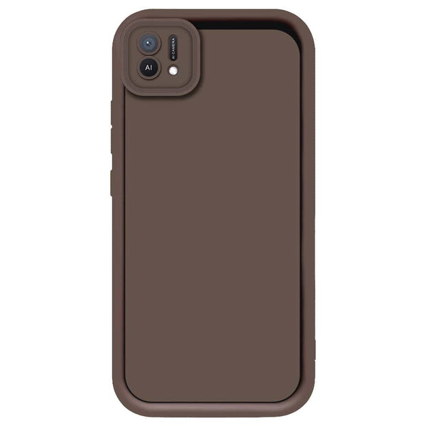 Skinlee Step Up Series - Soft Silicone Case - Brown - Oppo A16e