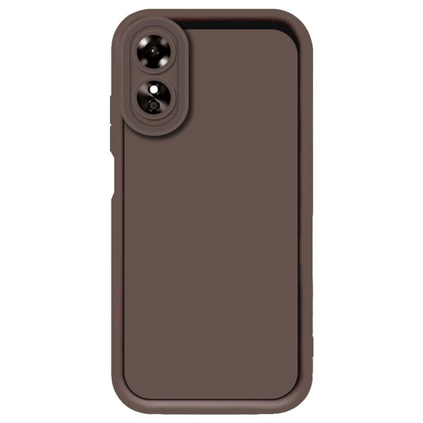 Skinlee Step Up Series - Soft Silicone Case - Brown - Oppo A17
