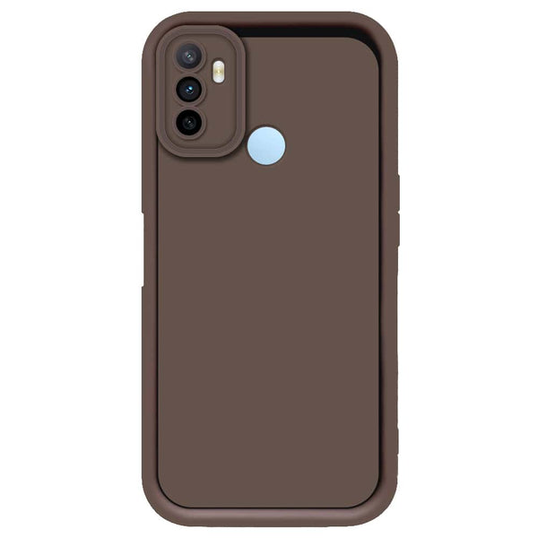 Skinlee Step Up Series - Soft Silicone Case - Brown - Oppo A53s
