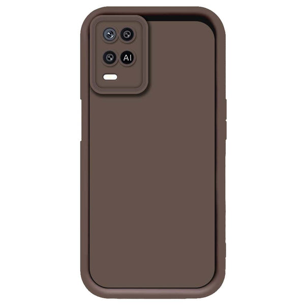 Skinlee Step Up Series - Soft Silicone Case - Brown - Oppo A54 4G