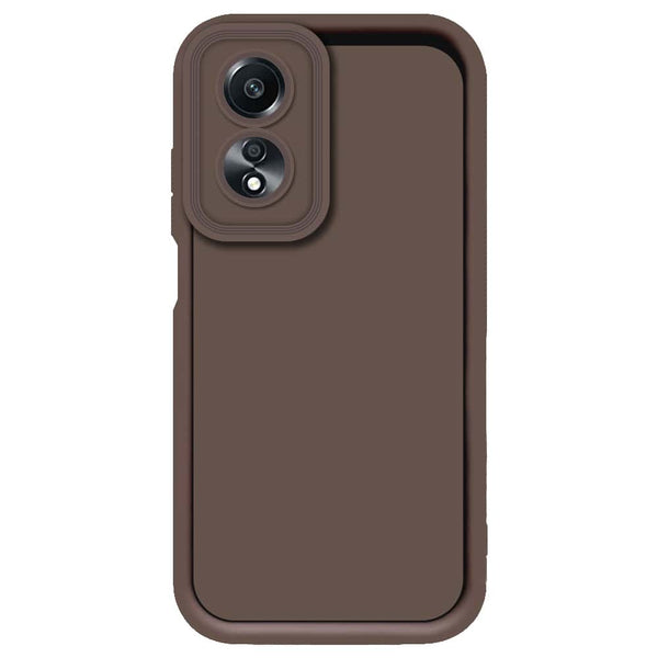 Skinlee Step Up Series - Soft Silicone Case - Brown - Oppo A58 4G
