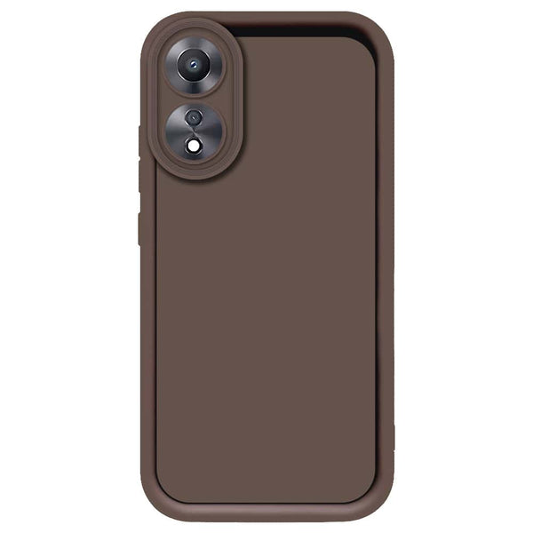 Skinlee Step Up Series - Soft Silicone Case - Brown - Oppo A78 4G
