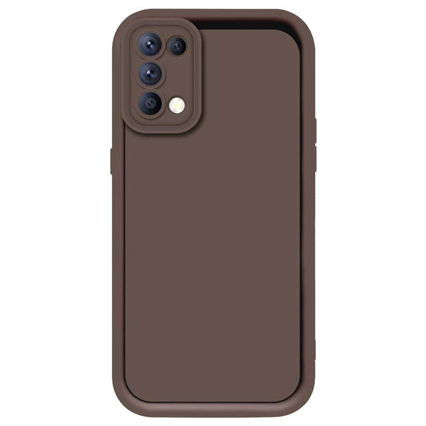 Skinlee Step Up Series - Soft Silicone Case - Brown - Oppo Reno 5 5G
