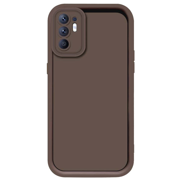 Skinlee Step Up Series - Soft Silicone Case - Brown - Oppo Reno 6 4G
