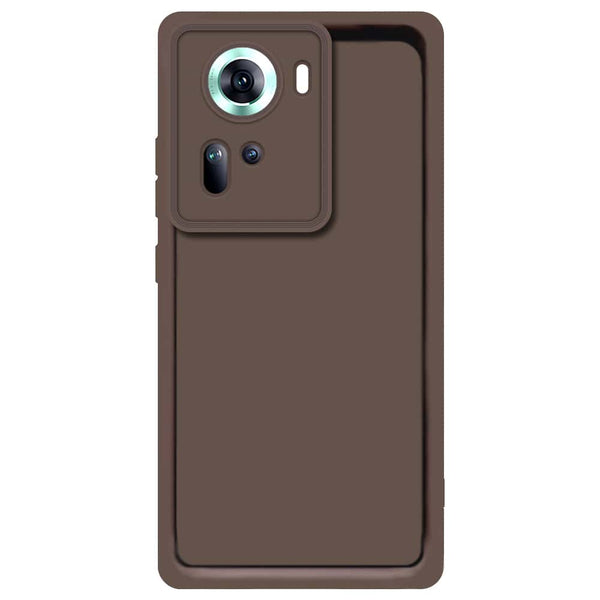 Skinlee Step Up Series - Soft Silicone Case - Brown - Oppo Reno 11 5G