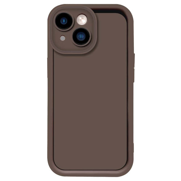 Skinlee Step Up Series - Soft Silicone Case - Brown - iPhone 13