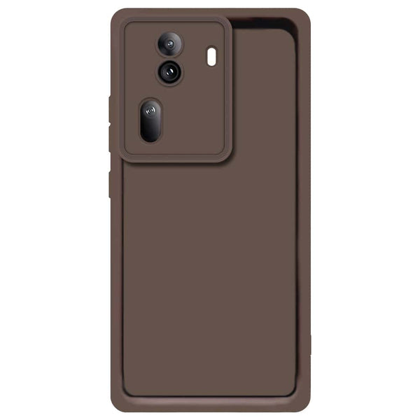Skinlee Step Up Series - Soft Silicone Case - Brown - Oppo Reno 11 Pro