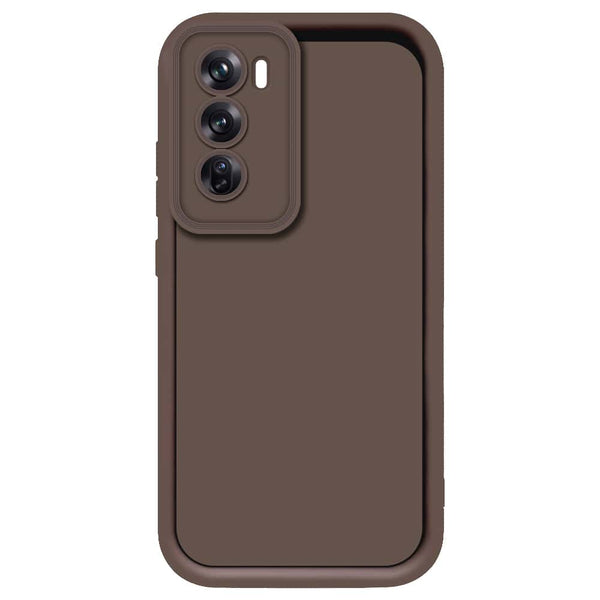 Skinlee Step Up Series - Soft Silicone Case - Brown - Oppo Reno 12