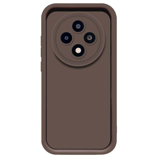 Skinlee Step Up Series - Soft Silicone Case - Brown - Oppo Reno 12F 4G