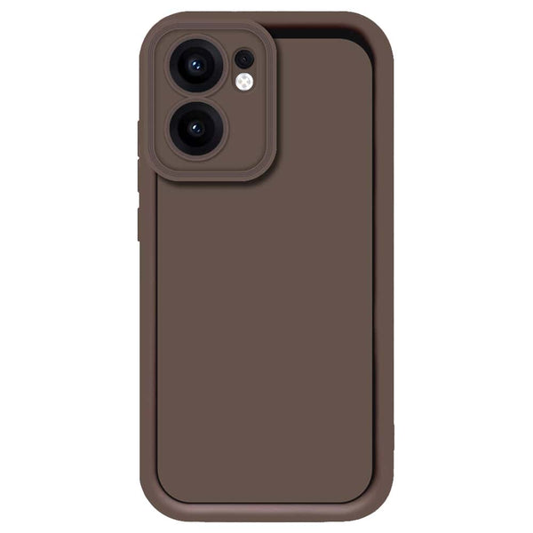 Skinlee Step Up Series - Soft Silicone Case - Brown - Oppo Reno 13F 5G