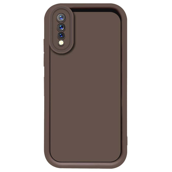 Skinlee Step Up Series - Soft Silicone Case - Brown - Vivo S1