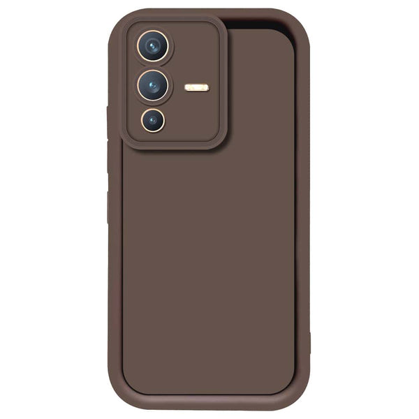 Skinlee Step Up Series - Soft Silicone Case - Brown - Vivo V23 5G