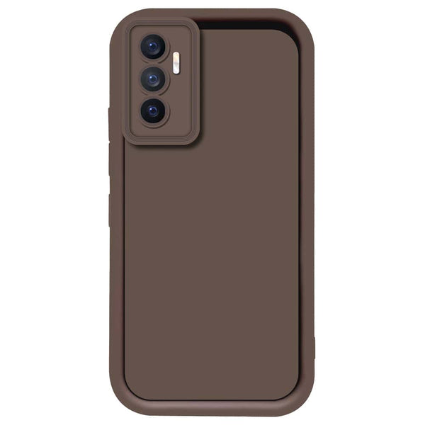 Skinlee Step Up Series - Soft Silicone Case - Brown - Vivo V23e