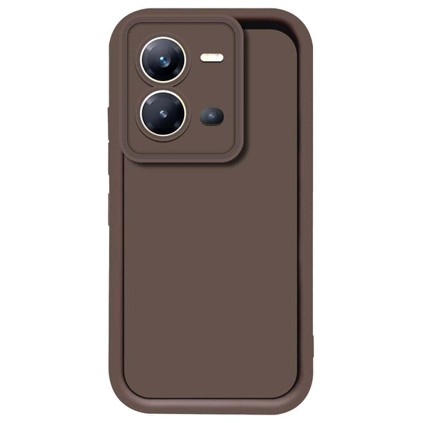 Skinlee Step Up Series - Soft Silicone Case - Brown - Vivo V25e