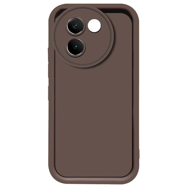 Skinlee Step Up Series - Soft Silicone Case - Brown - Vivo V30e