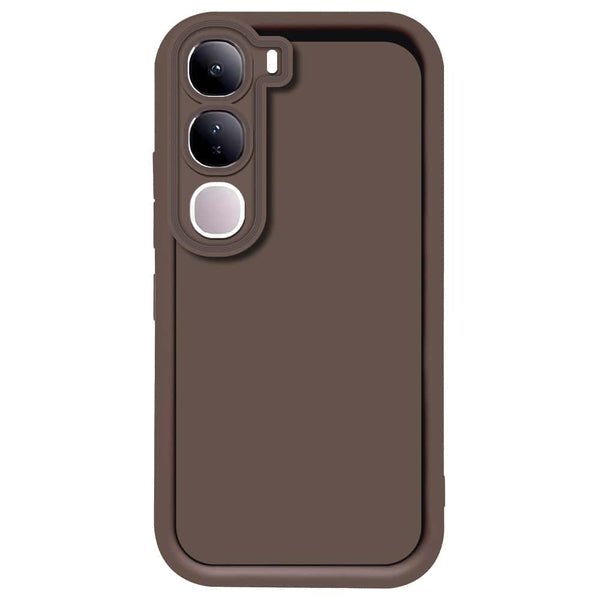 Skinlee Step Up Series - Soft Silicone Case - Brown - Vivo V40 Lite (IDN)