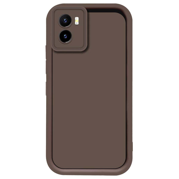 Skinlee Step Up Series - Soft Silicone Case - Brown - Vivo Y15c