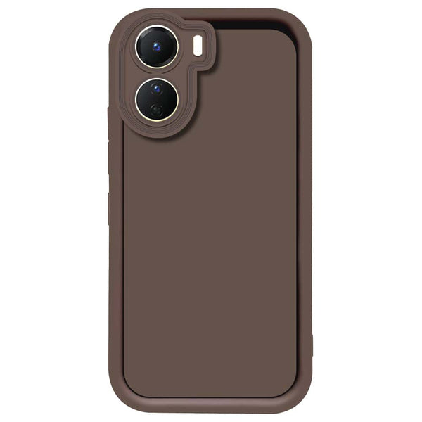 Skinlee Step Up Series - Soft Silicone Case - Brown - Vivo Y16
