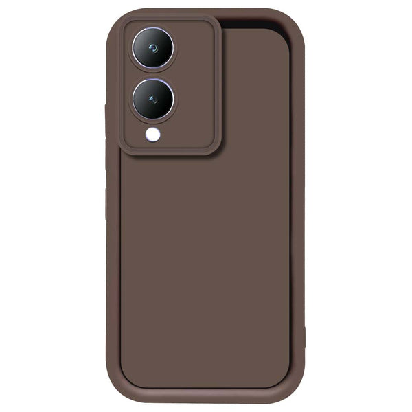 Skinlee Step Up Series - Soft Silicone Case - Brown - Vivo Y17s