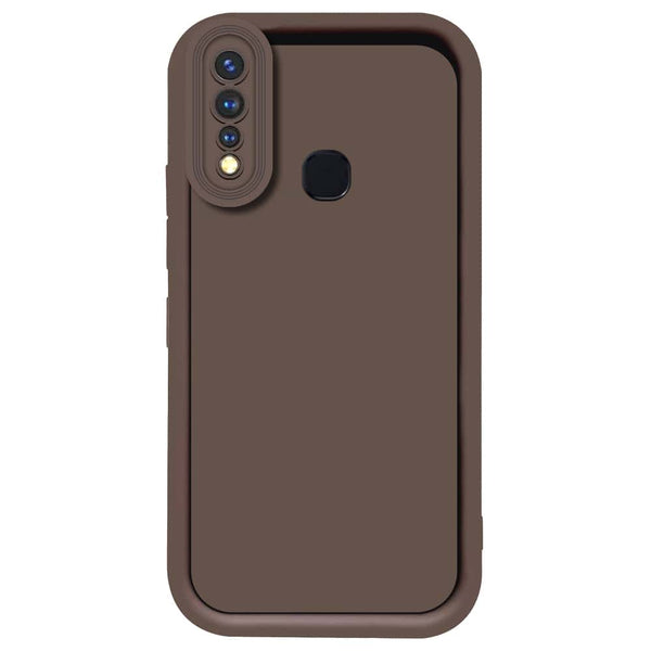 Skinlee Step Up Series - Soft Silicone Case - Brown - Vivo Y19