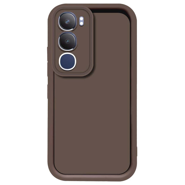 Skinlee Step Up Series - Soft Silicone Case - Brown - Vivo Y19s