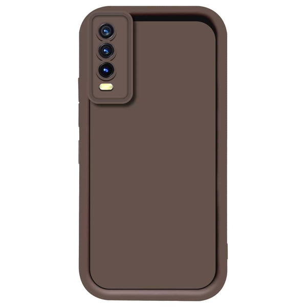 Skinlee Step Up Series - Soft Silicone Case - Brown - Vivo Y11s