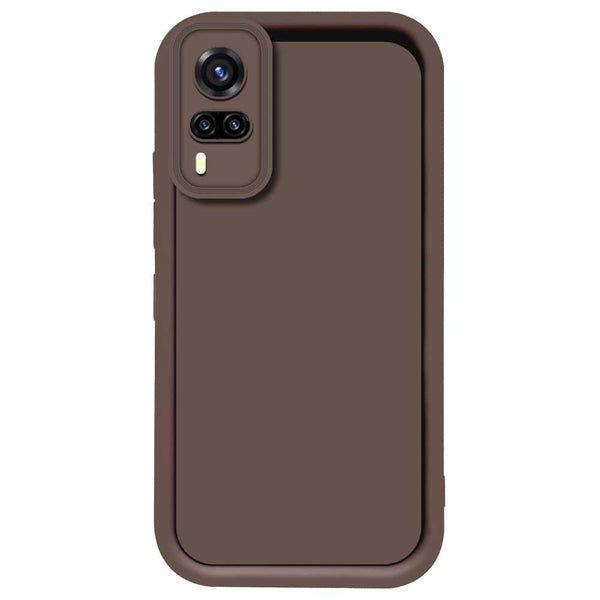 Skinlee Step Up Series - Soft Silicone Case - Brown - Vivo Y51s
