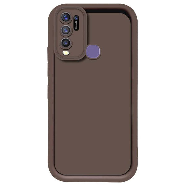 Skinlee Step Up Series - Soft Silicone Case - Brown - Vivo Y30