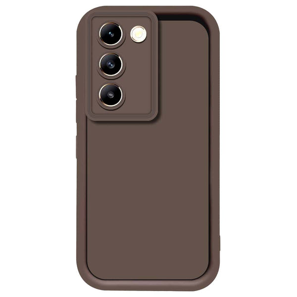 Skinlee Step Up Series - Soft Silicone Case - Brown - Vivo Y100 4G