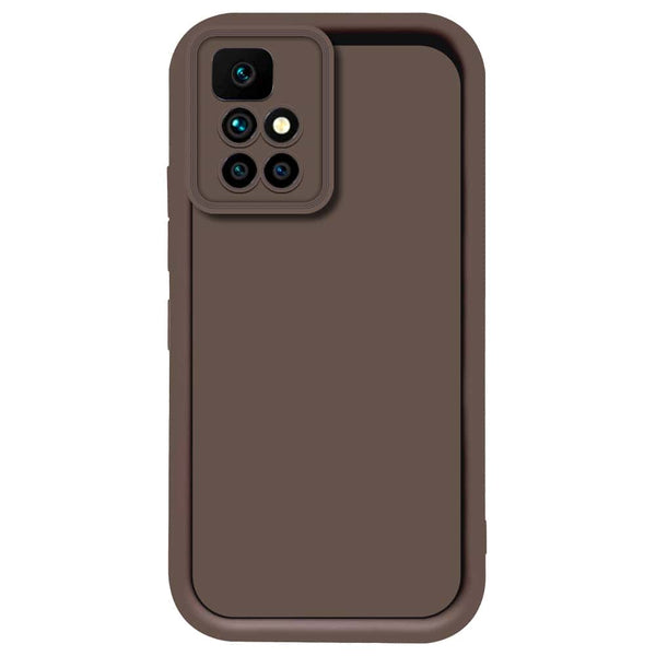 Skinlee Step Up Series - Soft Silicone Case - Brown - Xiaomi Redmi 10 Prime