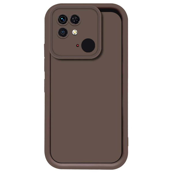 Skinlee Step Up Series - Soft Silicone Case - Brown - Xiaomi Redmi 10C