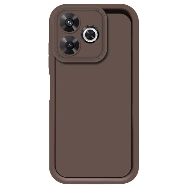 Skinlee Step Up Series - Soft Silicone Case - Brown - Xiaomi Redmi 13