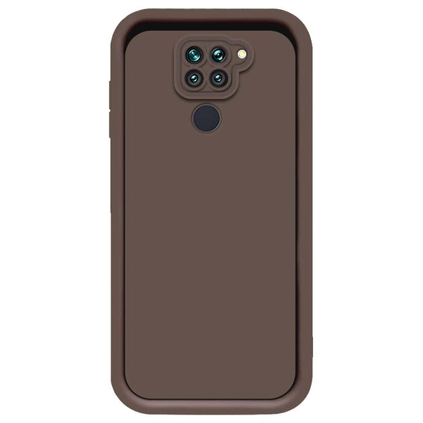 Skinlee Step Up Series - Soft Silicone Case - Brown - Xiaomi Redmi Note 9