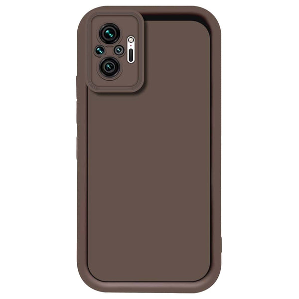 Skinlee Step Up Series - Soft Silicone Case - Brown - Xiaomi Redmi Note 10 Pro Max
