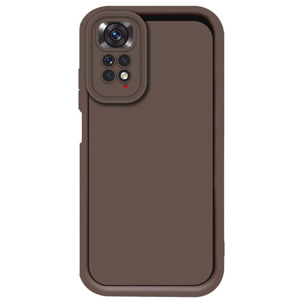 Skinlee Step Up Series - Soft Silicone Case - Brown - Xiaomi Redmi Note 11