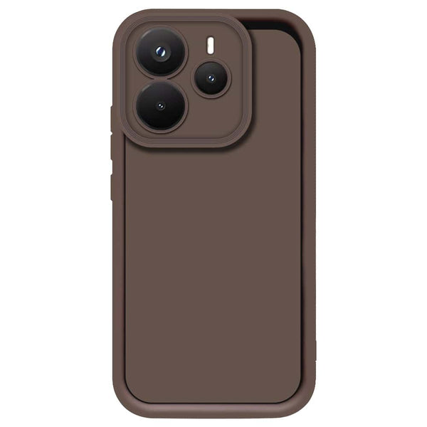 Skinlee Step Up Series - Soft Silicone Case - Brown - Xiaomi Redmi Note 14 4G