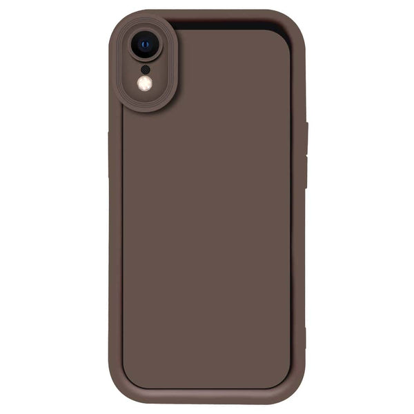 Skinlee Step Up Series - Soft Silicone Case - Brown - iPhone XR