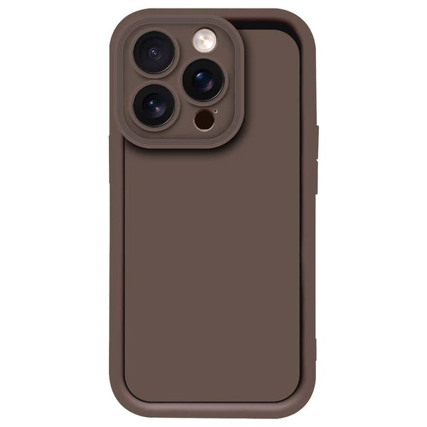 Skinlee Step Up Series - Soft Silicone Case - Brown - iPhone 16 Pro