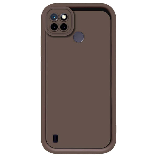 Skinlee Step Up Series - Soft Silicone Case - Brown - Realme C25Y