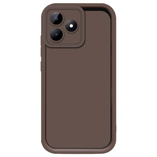 Skinlee Step Up Series - Soft Silicone Case - Brown - Realme C53