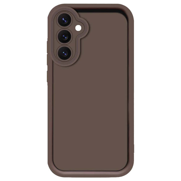 Skinlee Step Up Series - Soft Silicone Case - Brown - Samsung Galaxy S25