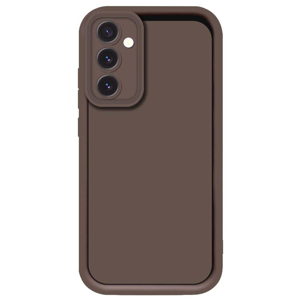 Skinlee Step Up Series - Soft Silicone Case - Brown - Samsung Galaxy S24