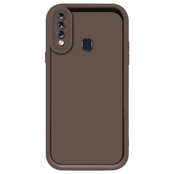 Skinlee Step Up Series - Soft Silicone Case - Brown - Samsung Galaxy A20s